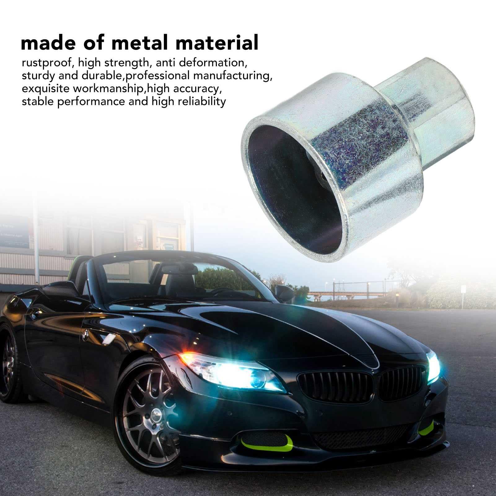 Raguso Wheel Lock Lug Nut Remover High Strength Rustproof Anti Theft Lugnut Socket Anti Deformation Metal Wheel Lock Key Strong Wheel Lock Key for Car(059)