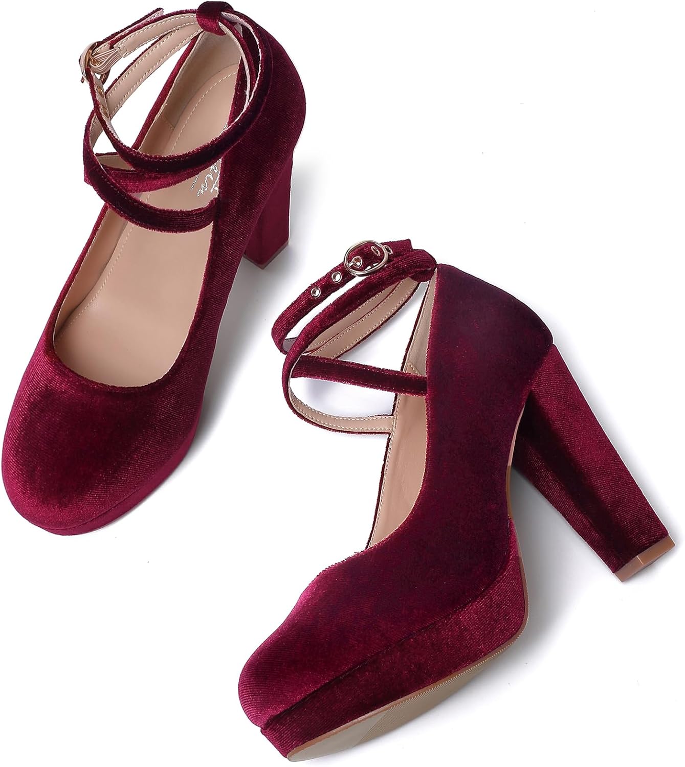 Mostrin Fashion Vintage Womens Small Bowtie Platform Pumps Ladies Sexy High Heeled Shoes - Image 7