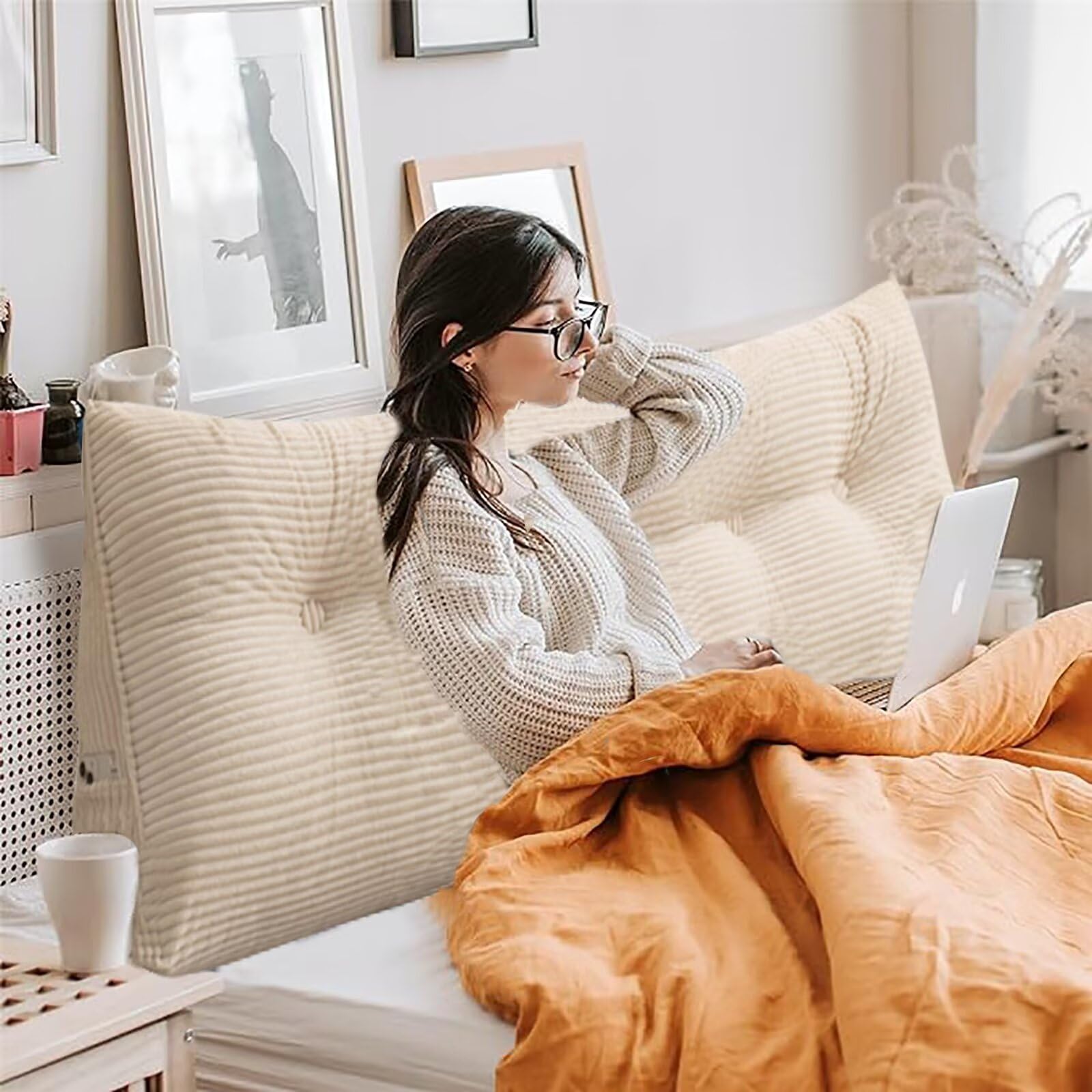 Dorm Headboard Twin Wedge Pillow Headboard College Dorm Bed