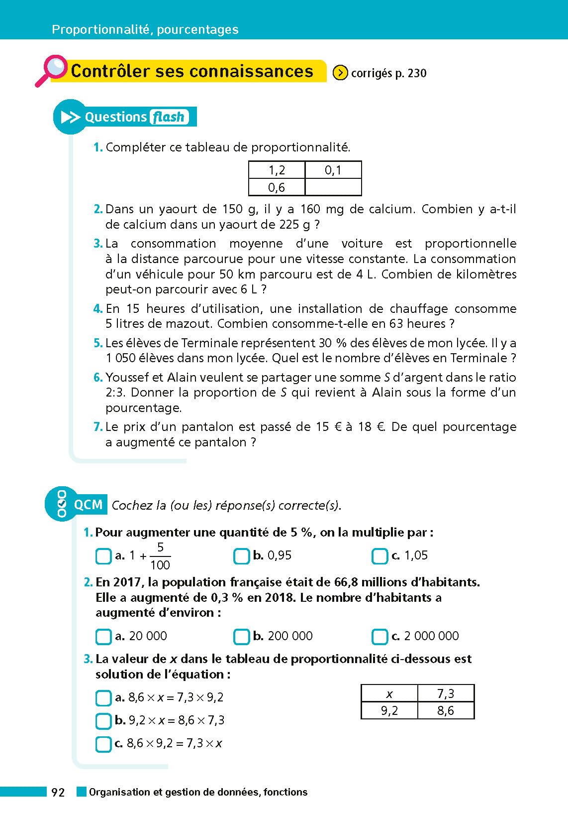 Annales ABC du Brevet 2026 - Maths 3e - Sujets et corrigés + fiches de révisions