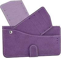 Vista 4 de Asuwish Funda compatible con Moto G Fast 2020 y protector de pantalla de vidrio templado, soporte para tarjetas de crédito, accesorios para celular