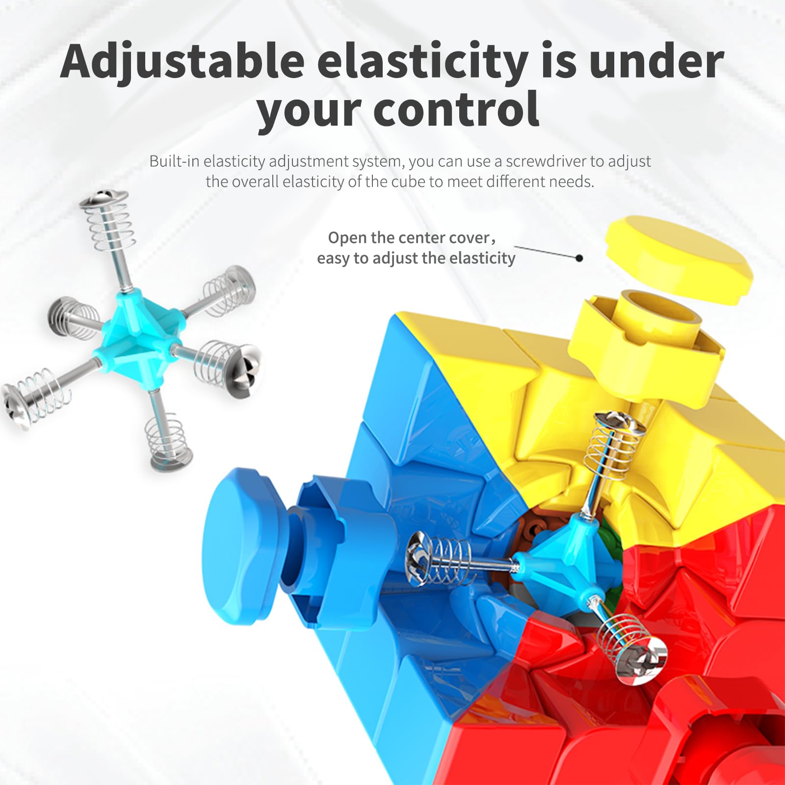 Moyu MEILONG3 Magic Cube 3 x 3 Stickerless Traditional Speed Puzzle Cubing Classroom Educational Toy for Kids