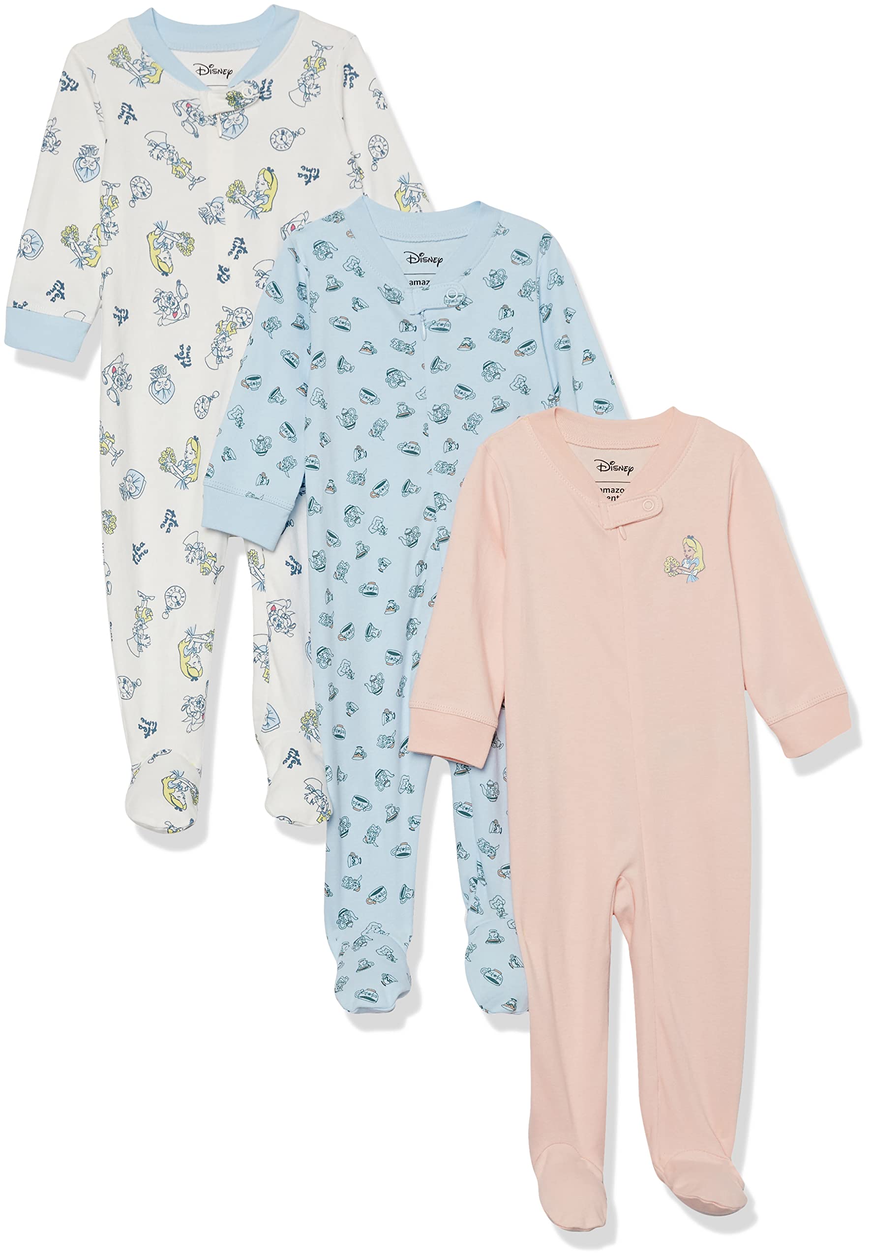 Amazon Essentials Disney | Marvel | Star Wars Pagliaccetto in Cotone per Dormire e Giocare - Colori Fuori Produzione Unisex Bimbi e Bambini, Confezioni Multiple