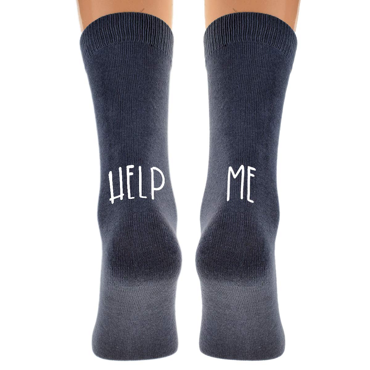 Gtr-Prestige Giftware Ash Grey Great Fun Help Me Wedding Socks For A Groom With A Sense Of Humour Uk Size 5-12 (Ash Grey)