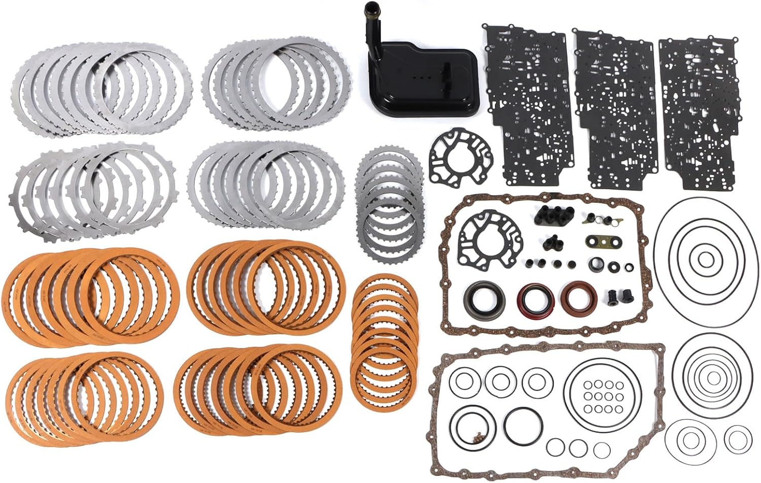 6L80 6L90 Transmission Master Rebuild Overhaul Kit 6-Speed - Fits for 2006-UP Escalade Silverado Suburban Express 1500 2500 3500 Savana Sierra Yukon Replace OE 6L90E 6L80E
