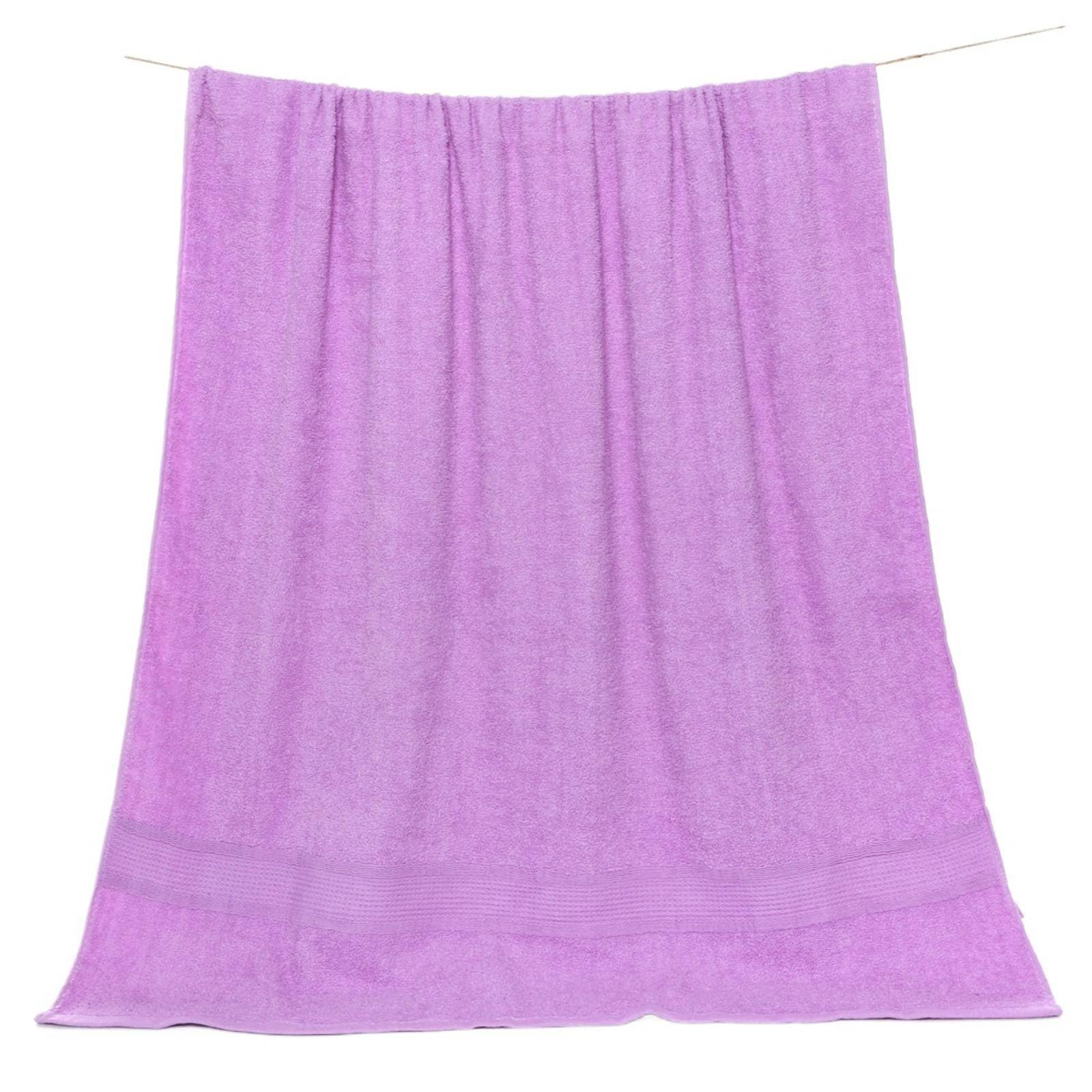 Oversized Bath Towel 90 175cm Thick 600g Soft Absorbent Breathable Beach Towel Bathroom Towel Purple