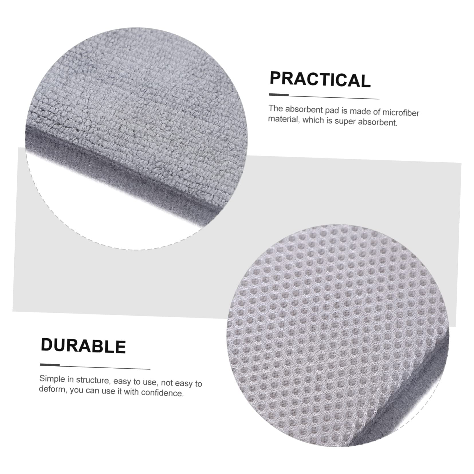 DOITOOL 5 Set Tappetino Assorbente Per Frigorifero Pastiglie Presa Congelatore Freezer Tappetino Per L'acqua Del Frigorifero Tappetino Per Distributore D'acqua Del Frigorifero 4 Pezzi*5