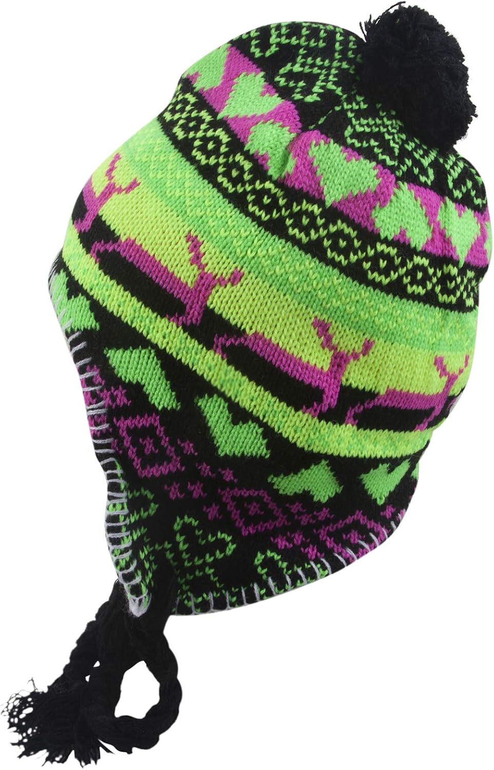 TOP HEADWEAR Peruvian Chullo Hat - Llama