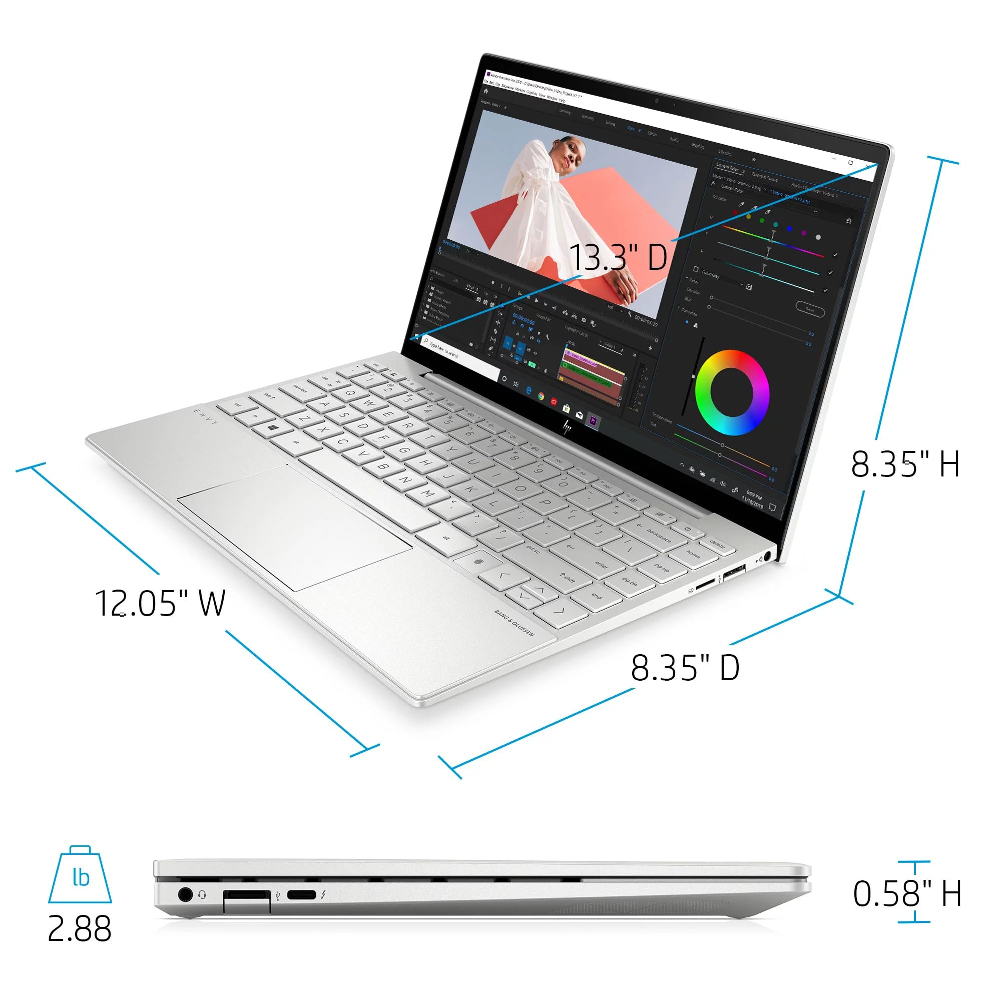 Amazon.com: HP Envy 13 Laptop 2022 13.3” FHD 1920 x 1080 Display 
