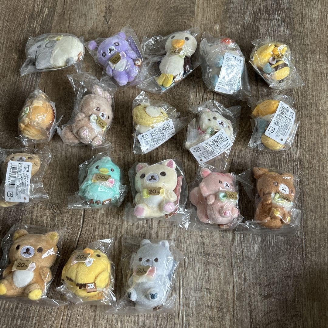 新品４個　リラックマ　20年記念 成くま式　20th チョイス ぬいぐるみ リラックマ20周年記念 祝・成くま式