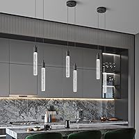 Vista 143 de Kitchen Island Lighting Modern Light Fixture Kitchen Island Pendant Light Dimmable LED Chrome Mini Pendant Lighting Dinning Room Living Room Chrome