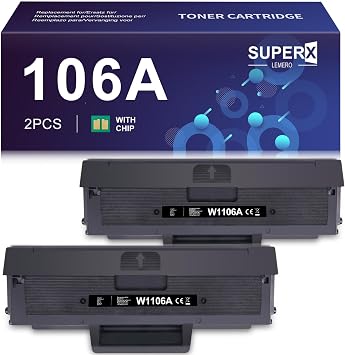 LEMERO SUPERX HP Lazer MFP 135a 135w 135r 137fnw HP Lazer 107a 107r i in HP 106A W1106A Uyumlu 106A W1106A Toner  ipli