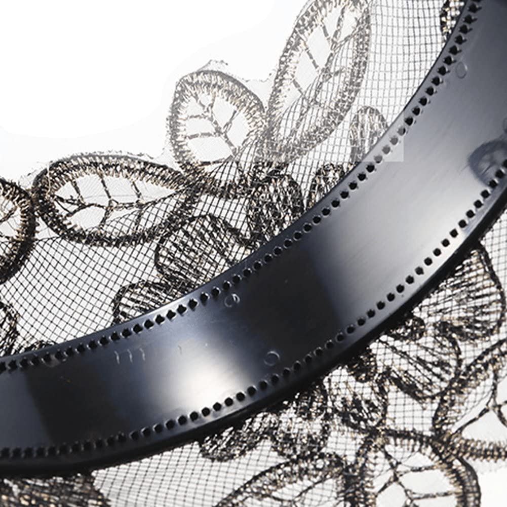 Bandeaux En Dentelle Pour Femme - Large Fleur - Perles