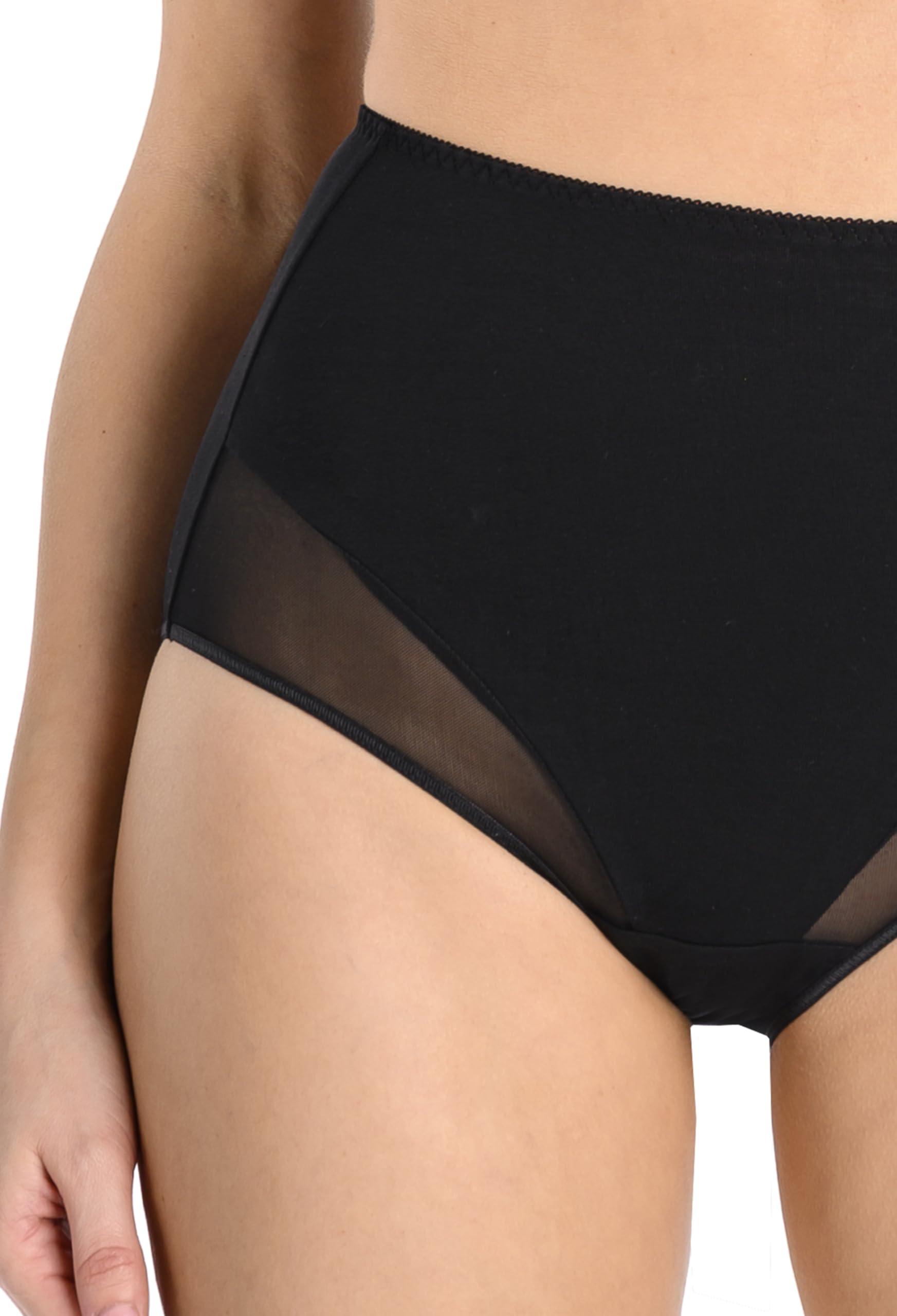 Teyli 3er Pack Slip Damen Baumwolle zum Kaschieren von Unvollkommenheiten - Bikinis & Taillenslips für Damen - Slips Baumwolle