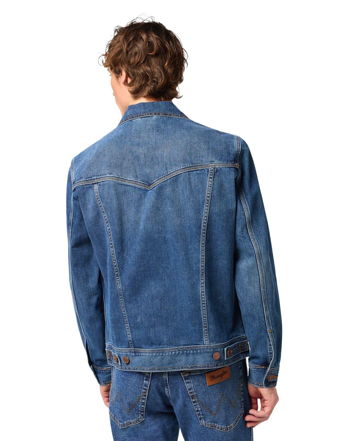 Wrangler Herren Classic Denim Jacket Jeansjacke (1er Pack)