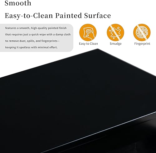 Miniatura 8 de Mesa consola industrial contemporánea con 3 cajones, mesa de vestíbulo vintage con 1 estantes de almacenamiento, mesa de entrada estrecha y larga