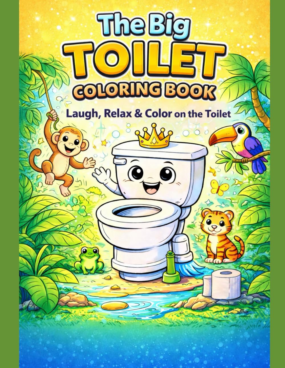The Big Toilet Coloring Book: Laugh, Relax & Color on the Toilet