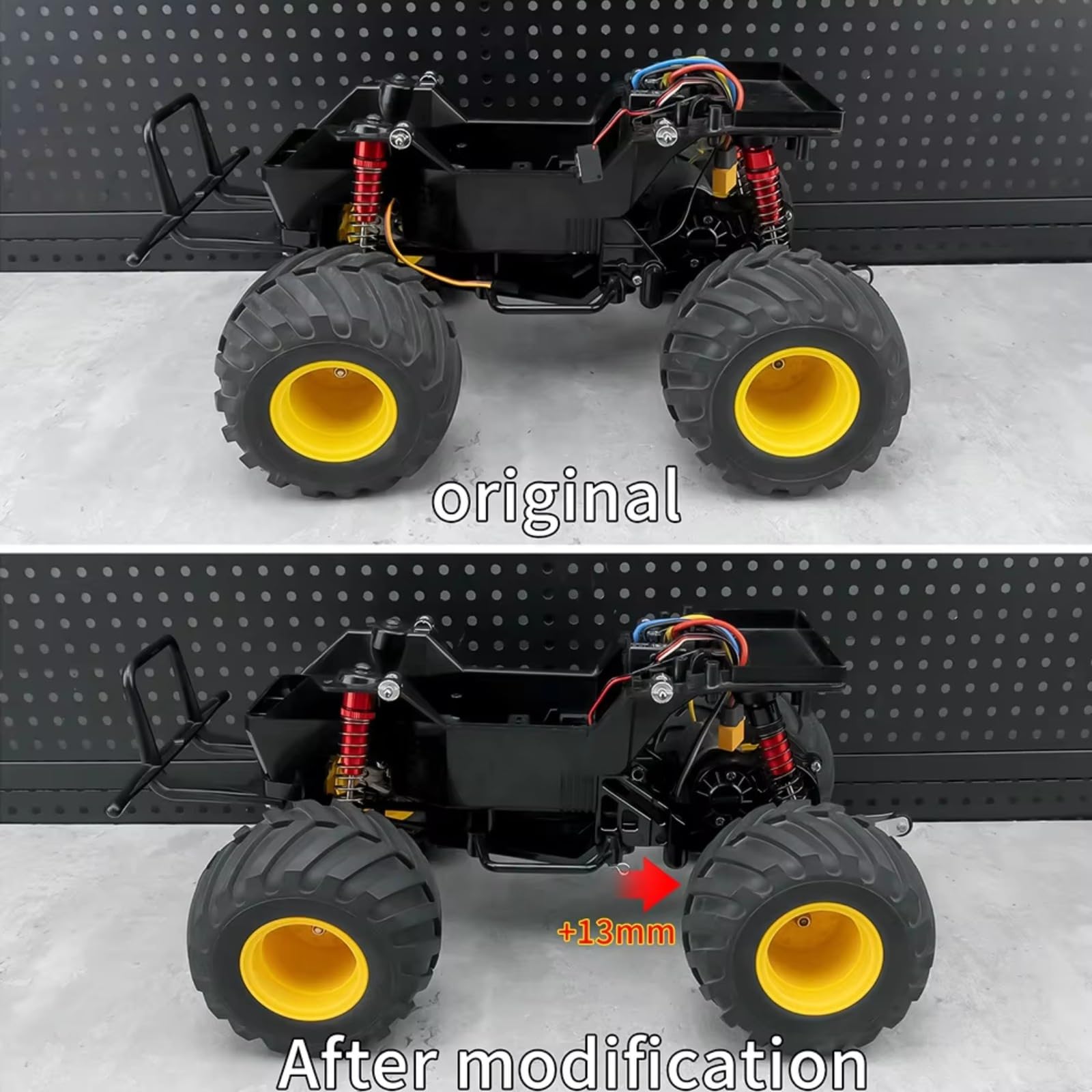 Kit D'empattement RC 1/12 pour Tamiya CW-01 Boîte À Déjeuner
