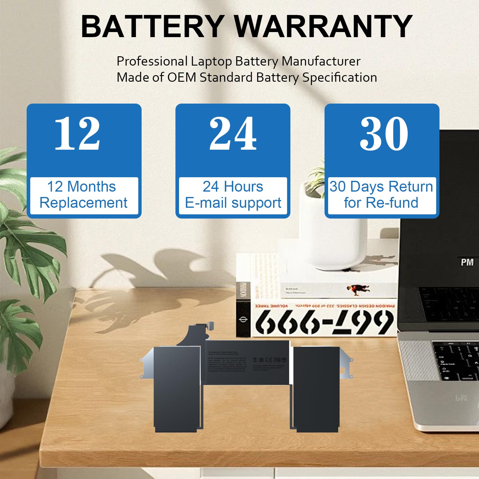 BND Batteria di ricambio per computer portatile A1932 A2179 per MacBook Air 13" Retina A1932(2018-2019) A2179 (inizio 2020) EMC 3184 3302 A1965 batteria 49.9Wh 11.4V