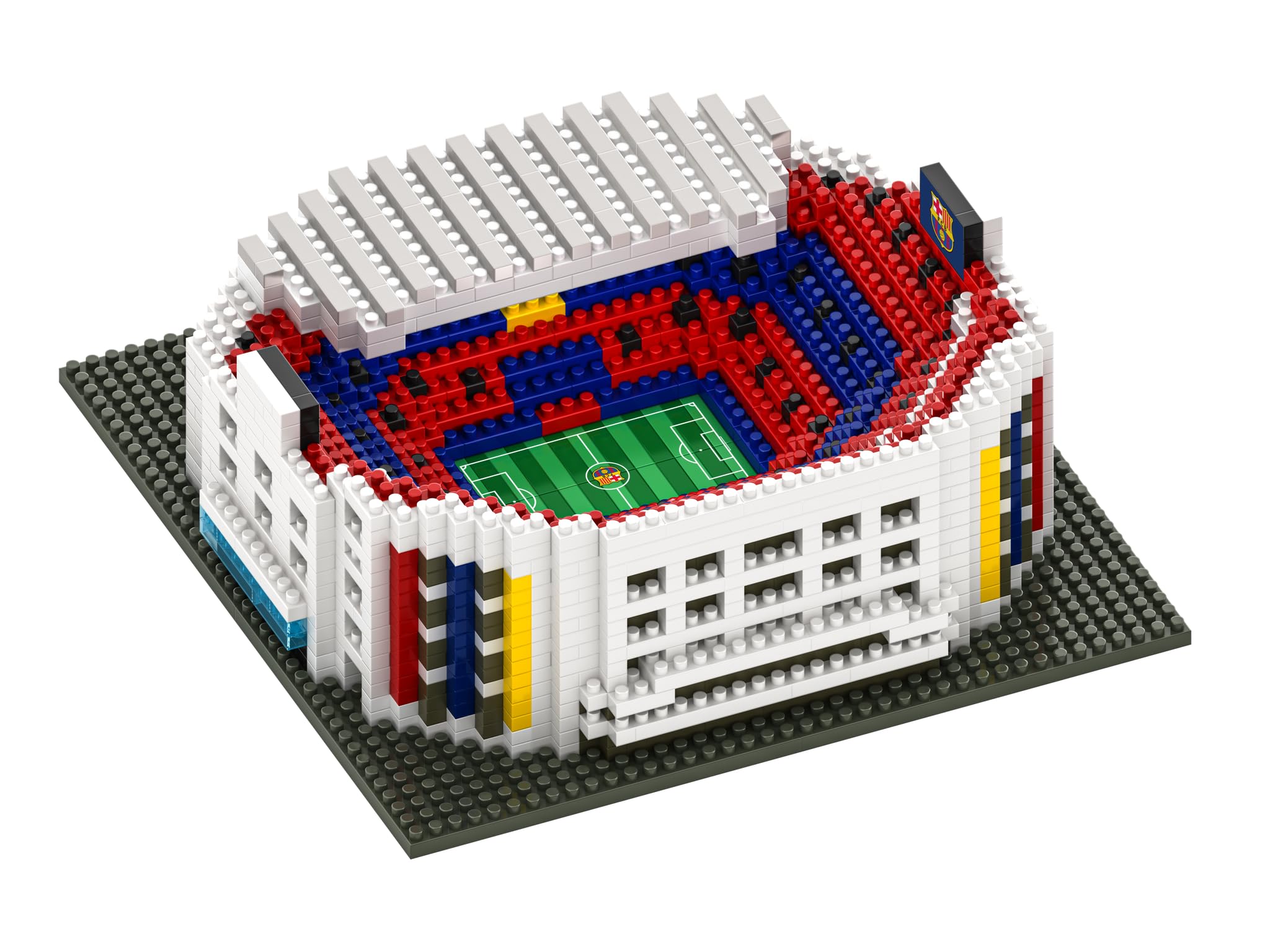 FOCO Licence officielle du FC Barcelone Jouet BRXLZ de construction de football du stade Camp NOU Mini