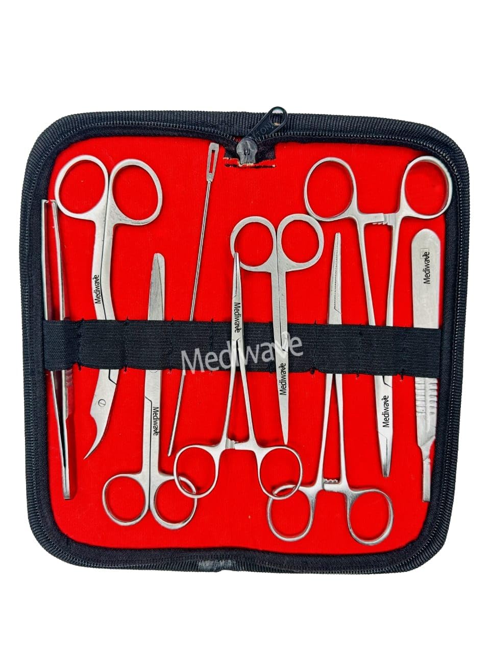 Mediwave Surgical Instrument Complete Suture Practice Kit with Advanced Model Skin Pad for Medical Students, Silicone Suture Training Practice Pad with suture Tools Kit (B0C44777GD) Amazon Price History, Amazon Price Tracker