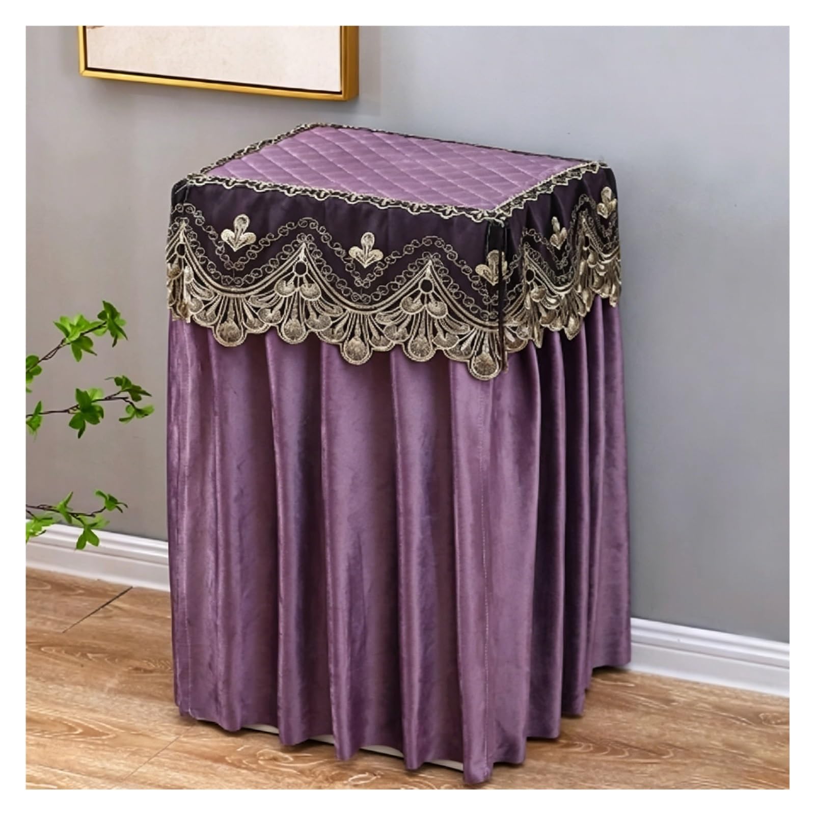 Chzdpp Purple Washable Safe Dust Cover For Dust Protection, Customised 6 Color Safe Cover Disguise, Full-Coverage Cabinet Covers For Long Term Storage Protection(,50X45x100cm/20 X18 X39)