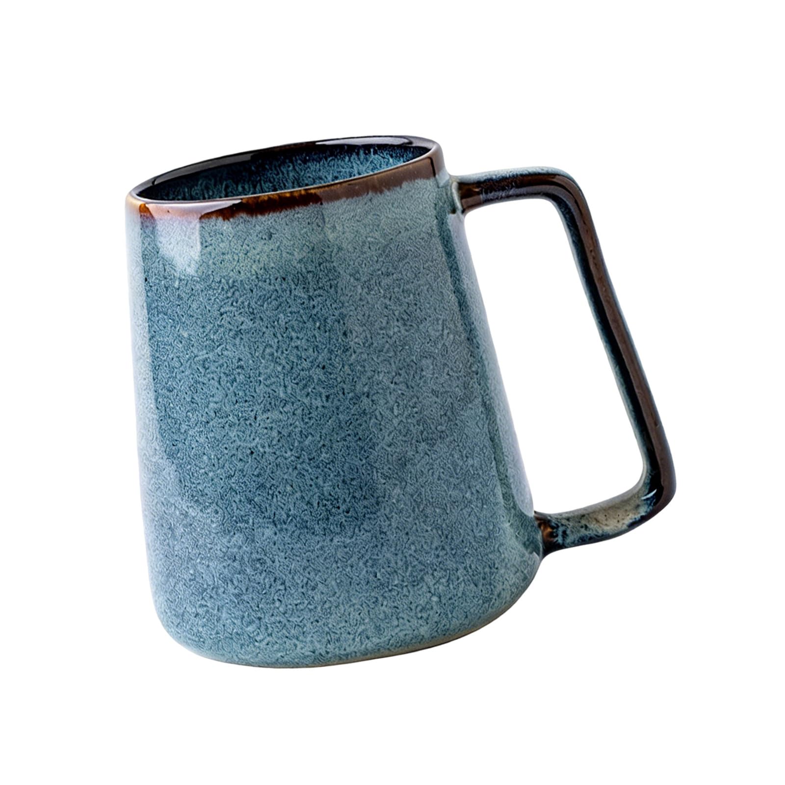 CAZSTYK Distinctive Ceramic Cup Showcasing Unique Raku Glazed Art 350Ml Size Coffee Enthusiasts Coffee Enthusiasts