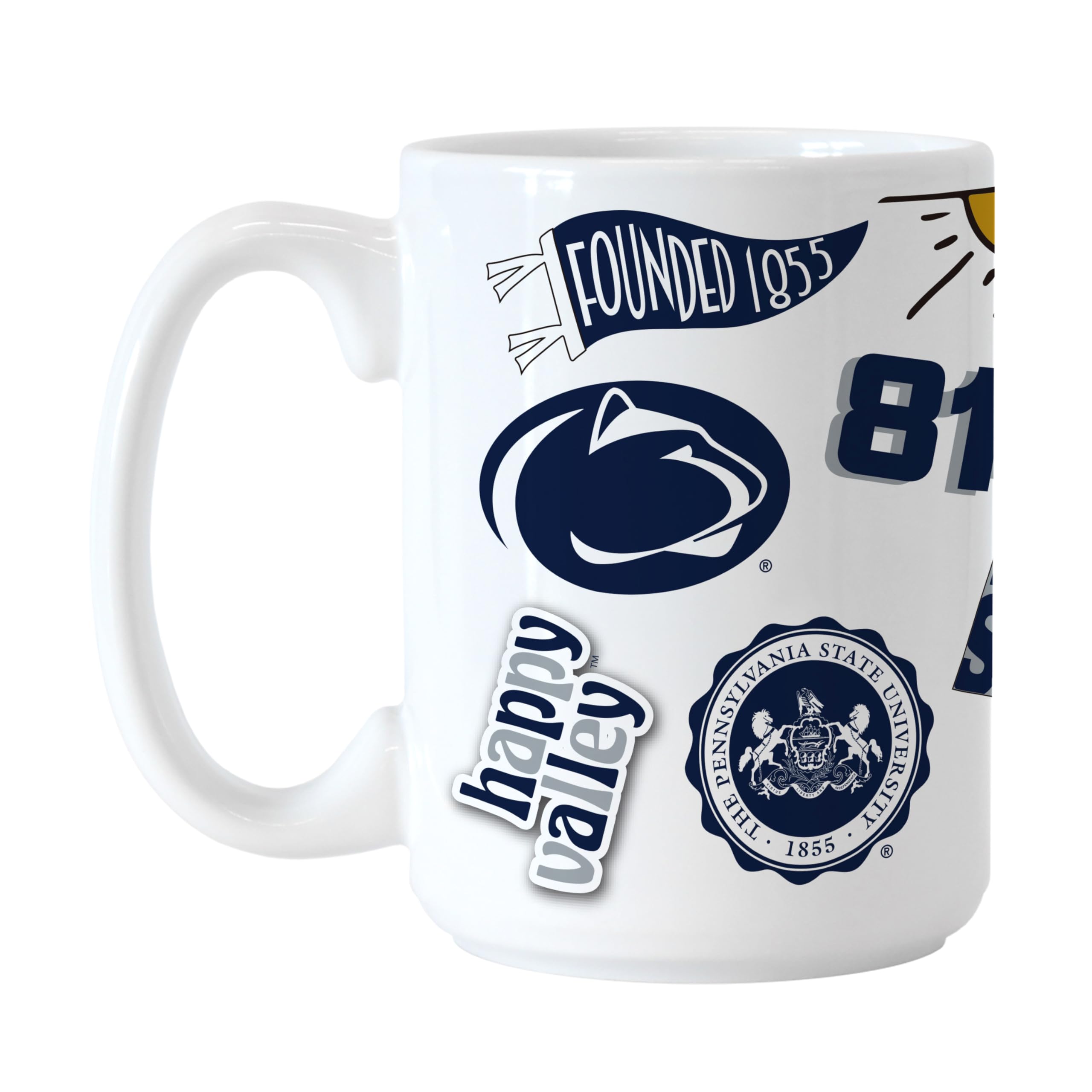 Logo Brands 20 oz Powder Coat Tumbler- Insulated Tumbler with Lid for Water, Iced Tea or Coffee, Smoothie and More