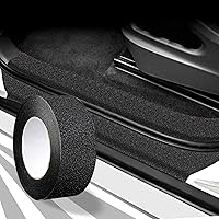 Vista 1 de Ajxn Protector antideslizante de entrada de puerta de automóvil, 16.4 pies protector adhesivo DIY para umbral de puerta de automóvil, cubierta