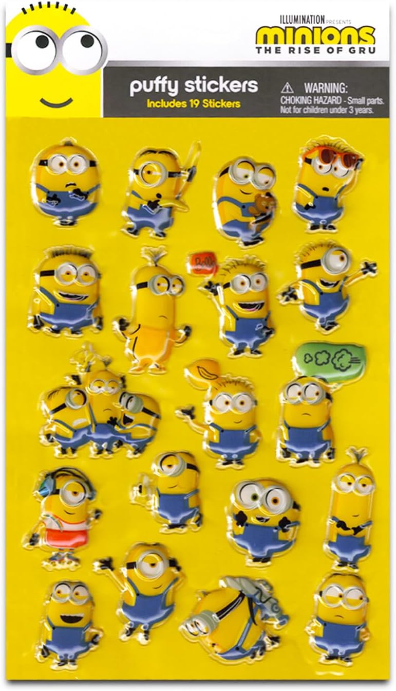 Despicable Me Collectible Figure Set - Bundle with Dr. Nefario Action Figure and Display Plus Stickers | 6.75" Minions Dr. Nefario Bendy Figure Toy - Image 6