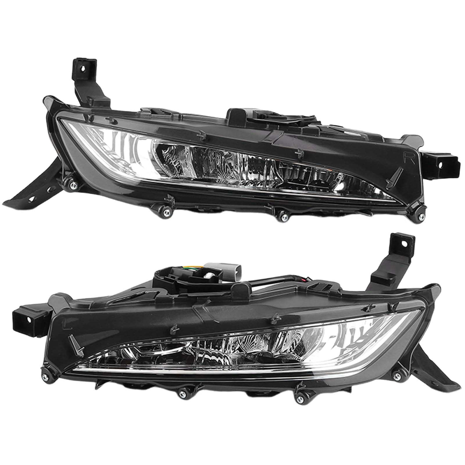 ihreesy 1 Pair Fog Light 8122048070 8121048060, Passenger Right & Driver Left Side Fog Light Lamp Compatible with L*exus RX350 / RX350L / RX450h / RX450hL 2020 2021 2022