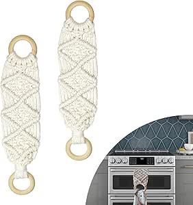 Amazon.com - TSBS 2 Pack Kitchen Towel Holder - Natural Cotton Rope and ...