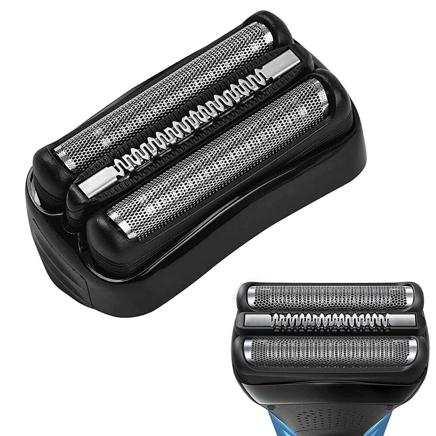 21B Replacement Heads Compatible with Braun Razors Series 2