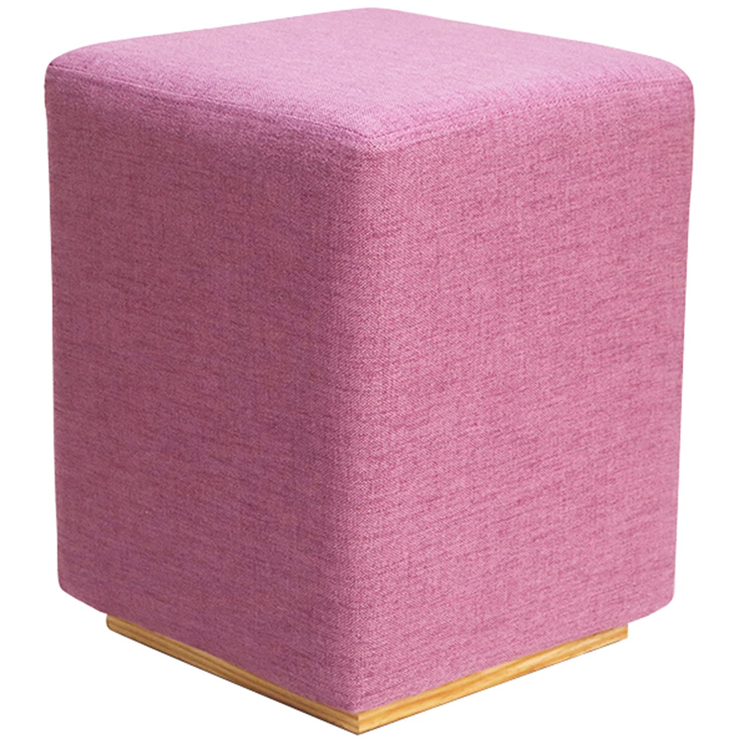 LMMIAOZ Padded Foam Footrest, Small Pink Ottoman (34x45cm) - Comfortable Foot Stool for Home, Office, or Relaxation, Stylish Decor, Ergonomic Design, Space-Saving Solution