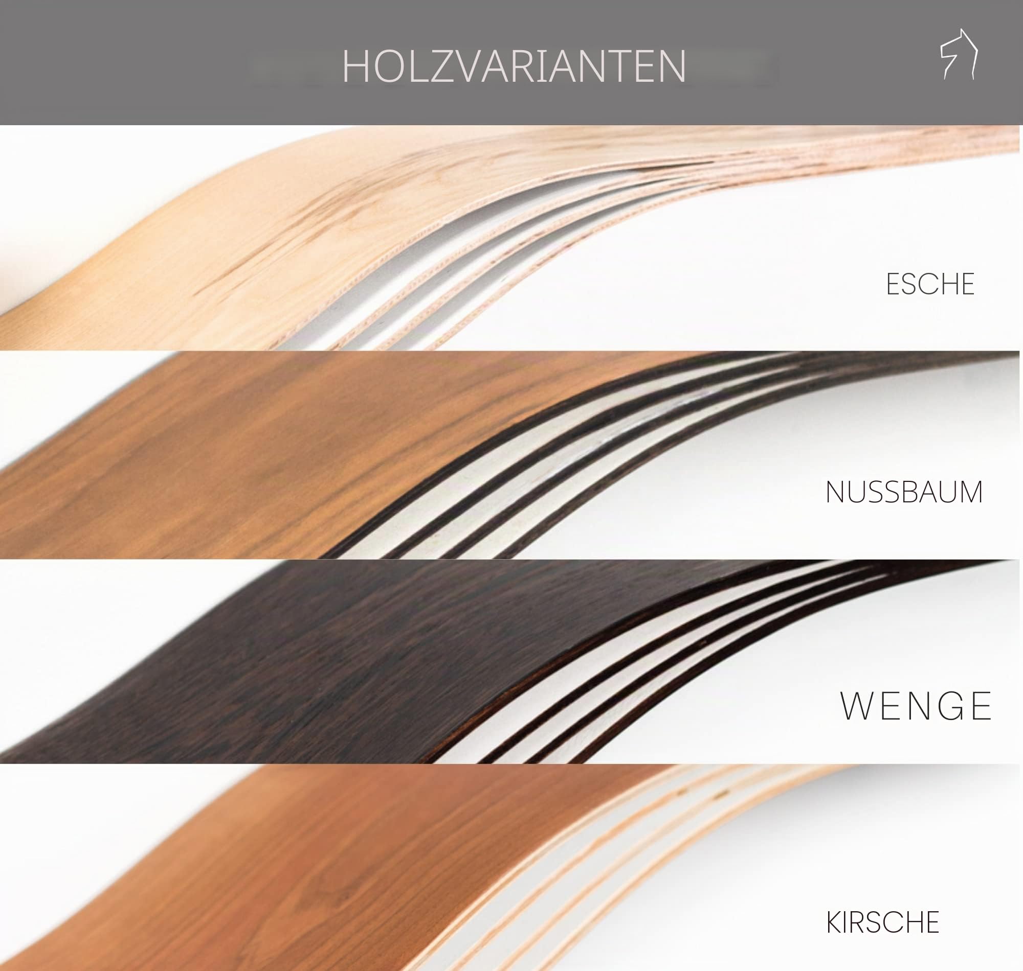 EWART WOODS schwebender wandregal Holz hängend geometrisch Buch wandregal Holz modern holzregal Handmade möbel (Cherry, 95 cm (37.4 inch))