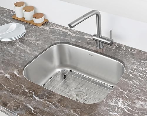 Miniatura 4 de Fregadero para cocina, Ruvati Parma, montaje bajo encimera, calibre 16, RVM4131