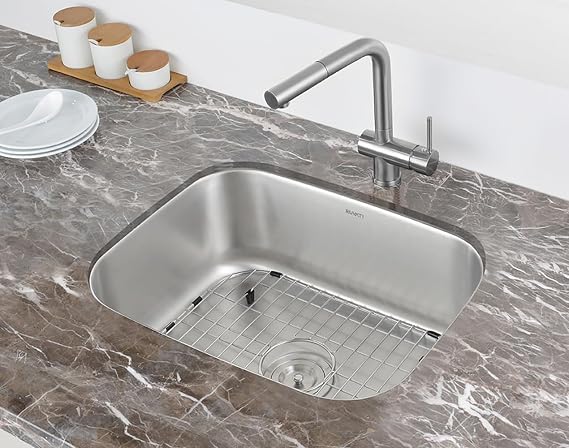 Ruvati 21-inch Undermount 16 Gauge Stainless Steel Bar Prep Kitchen Sink Single Bowl - RVM4131