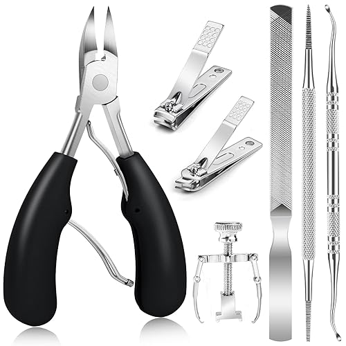 Miniatura 7 de JTIEO 12 cortaúñas de los pies encarnados cortaúñas de los pies kit de cortaúñas de los pies podólogos cortaúñas de los pies cortaúñas de los pies