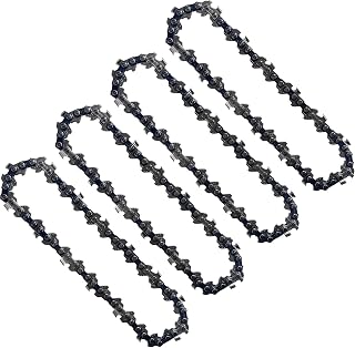 4PC 5 Inch Pruning Saw Chain for WORX WG325 / WG325.9, 5" Pruner Replacement Chain for Worx WG324 / WG324.9 Pruning Saw - 0.30"