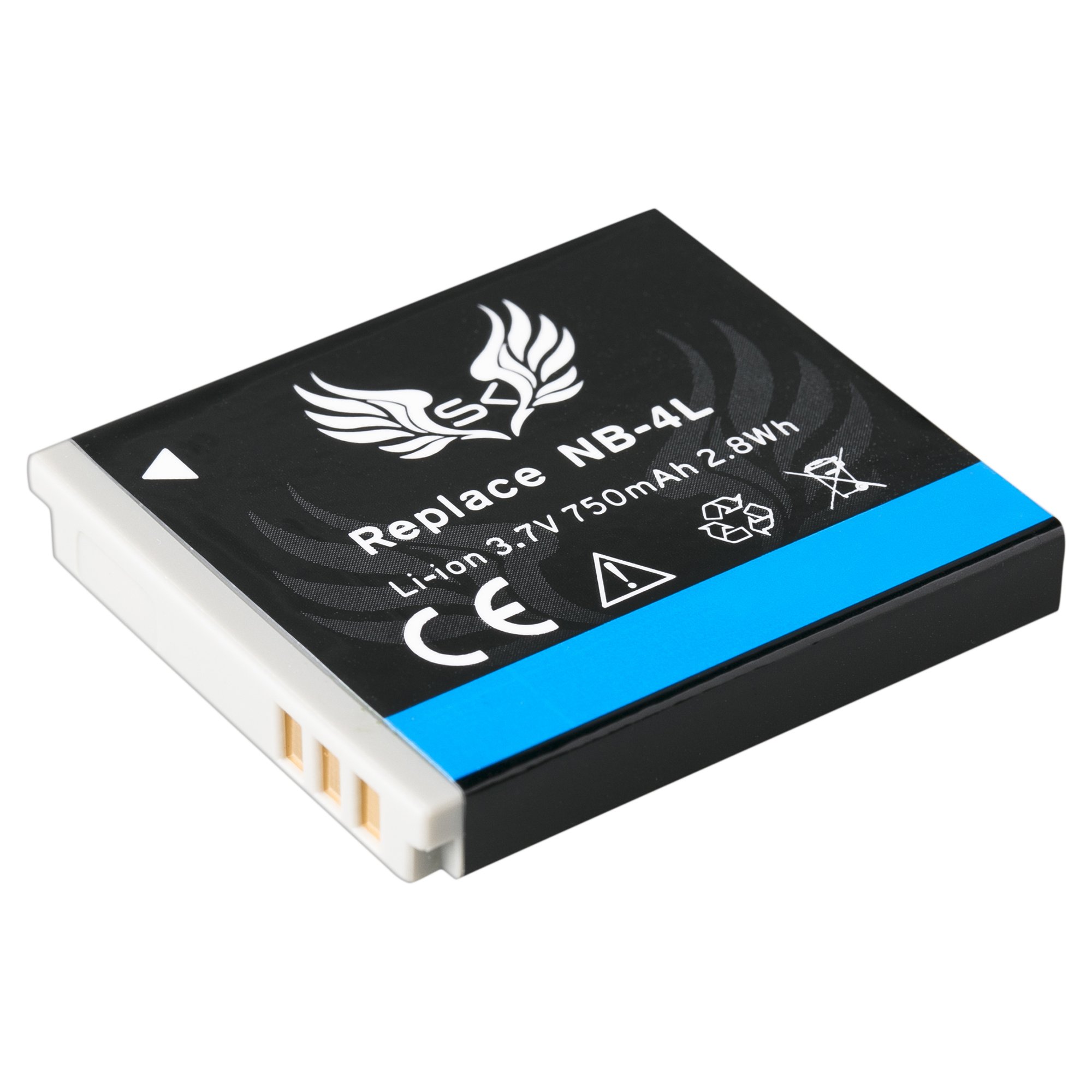 SK akumulator Canon NB-4L | 750 mAh | do Canon Digital IXUS 65 80 is 100 is 255 HS i7 Zoom // PowerShot SD600 SD1000 SD1400 is ELPH 330 HS TX1 // NB-4LH