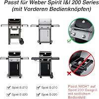 MGiessca 38,8 cm Flavorizer Bars Weber Spirit 200/E210/220 Grill Aroma Sín Hővédő 2