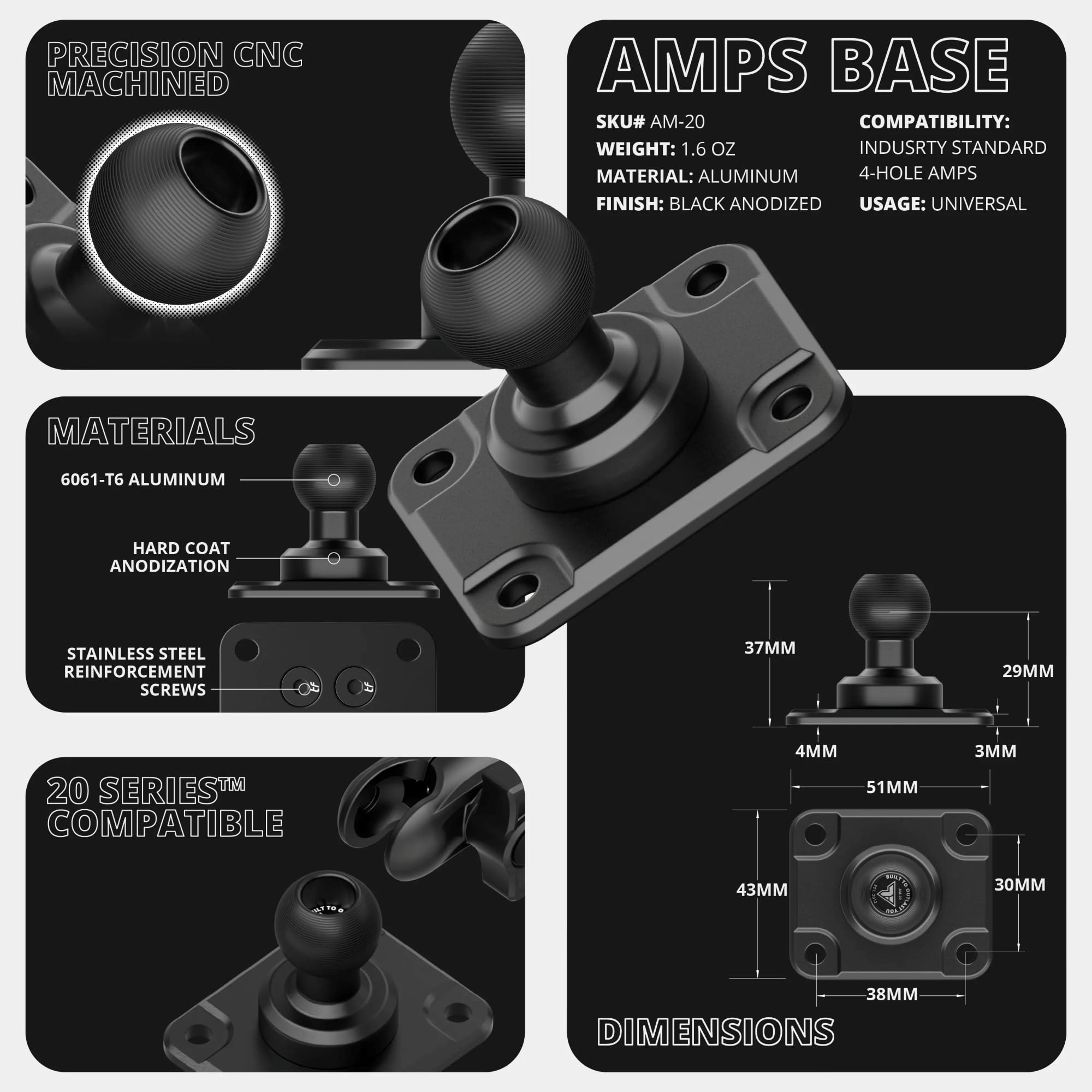 Tackform Soporte magnético de Metal para teléfono, Compatible con MagSafe, Jeep Wrangler JL, 4xe, y Gladiator JT 2024-2025, Brazo de Fibra de Carbono, Compatible con iPhone, Galaxy, más, Color Negro