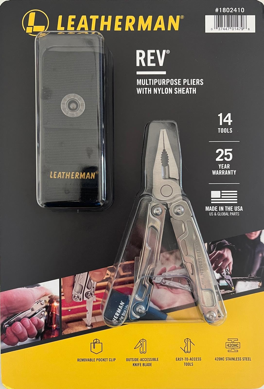 LEATHERMANREV | Mulitool | Multitool | Nylon Box | w/2 | 1802410