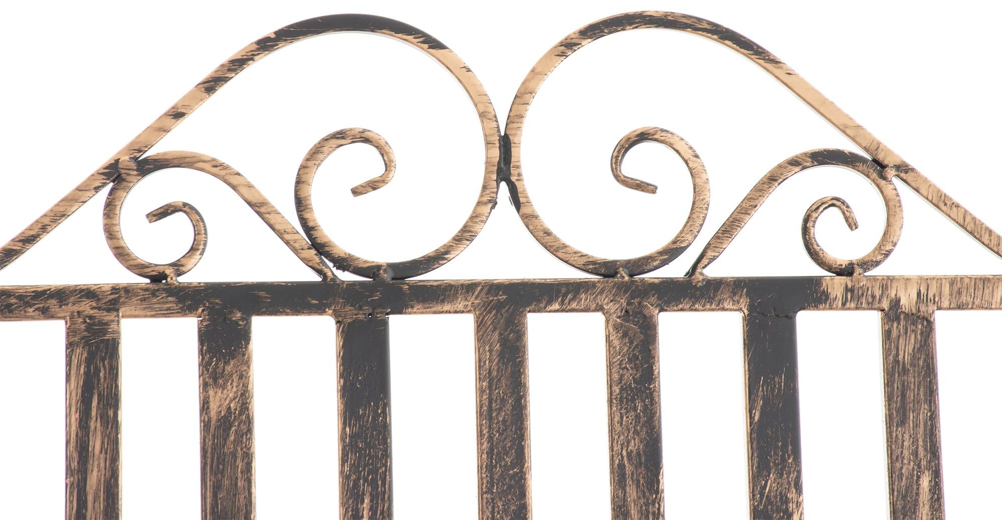 Sedia A Dondolo Smilla Stile Rustico Nostalgico I Sedia A Dondolo Classica in Ferro I Sedia A Dondolo Design, Colore (BRONZO)