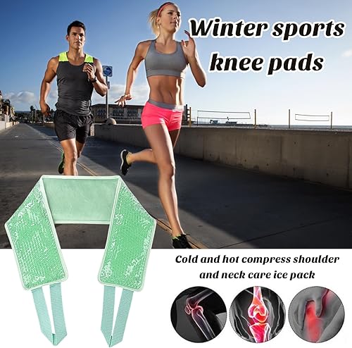Miniatura 4 de Paquete de hielo para aliviar el dolor de cuello, envolturas de gel para enfriar el cuello, compresas frías y calientes para lesiones, gel