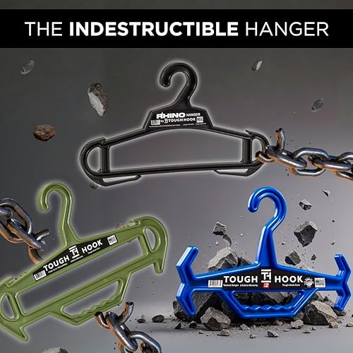 Miniatura 5 de Rhino Tough Hook  The Everyday for Everything - Percha de ropa resistente hecha en Estados Unidos  Percha de alta calidad para armadura corporal y