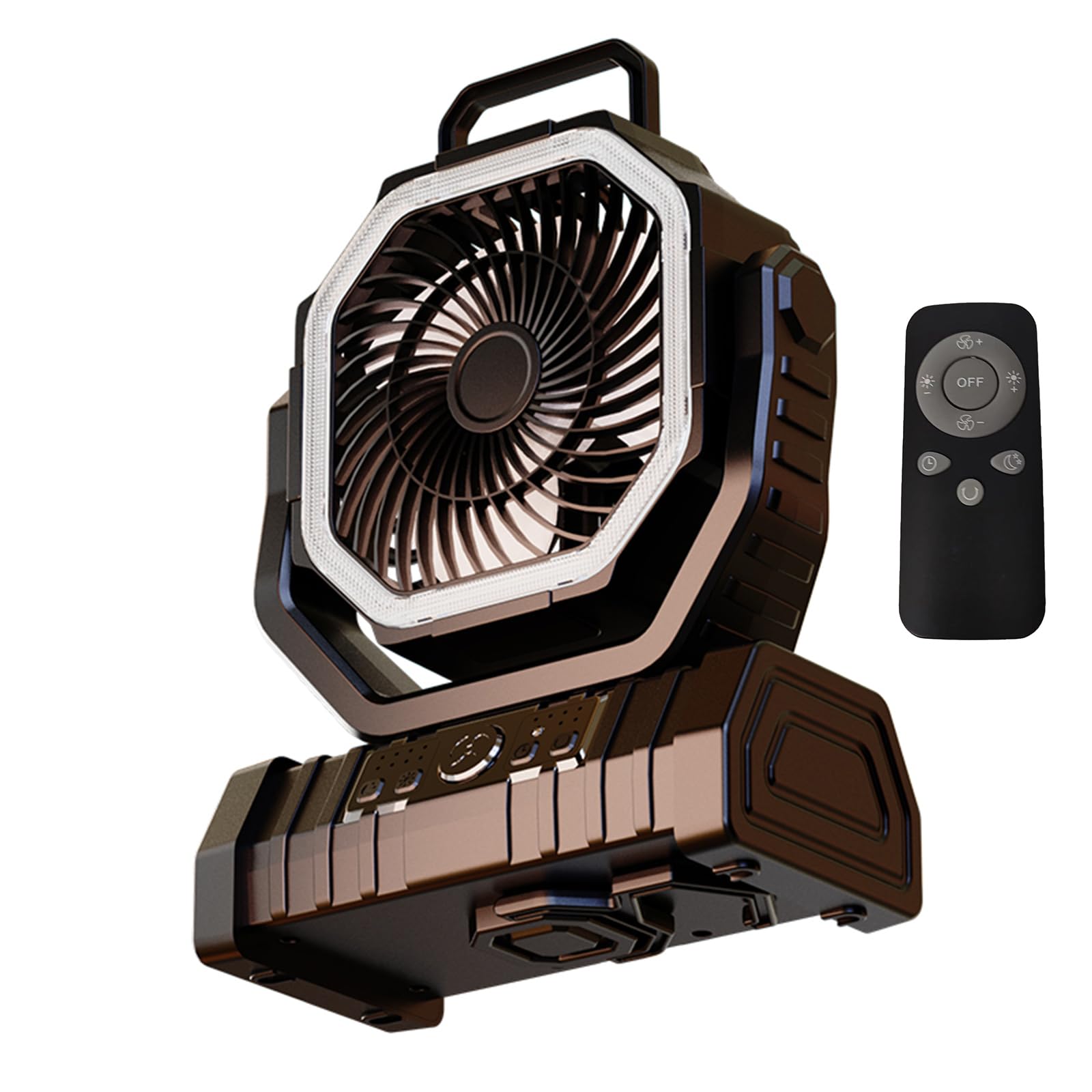 Ventilateur de camping grande autonomie pour nuits fraîches en bivouac