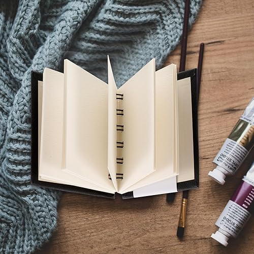 Miniatura 6 de EXCEART Libro de dibujo Acuarela Pintura Cuaderno de bocetos en blanco Libro de dibujo de arte Cuaderno de dibujo en espiral Libro de bocetos