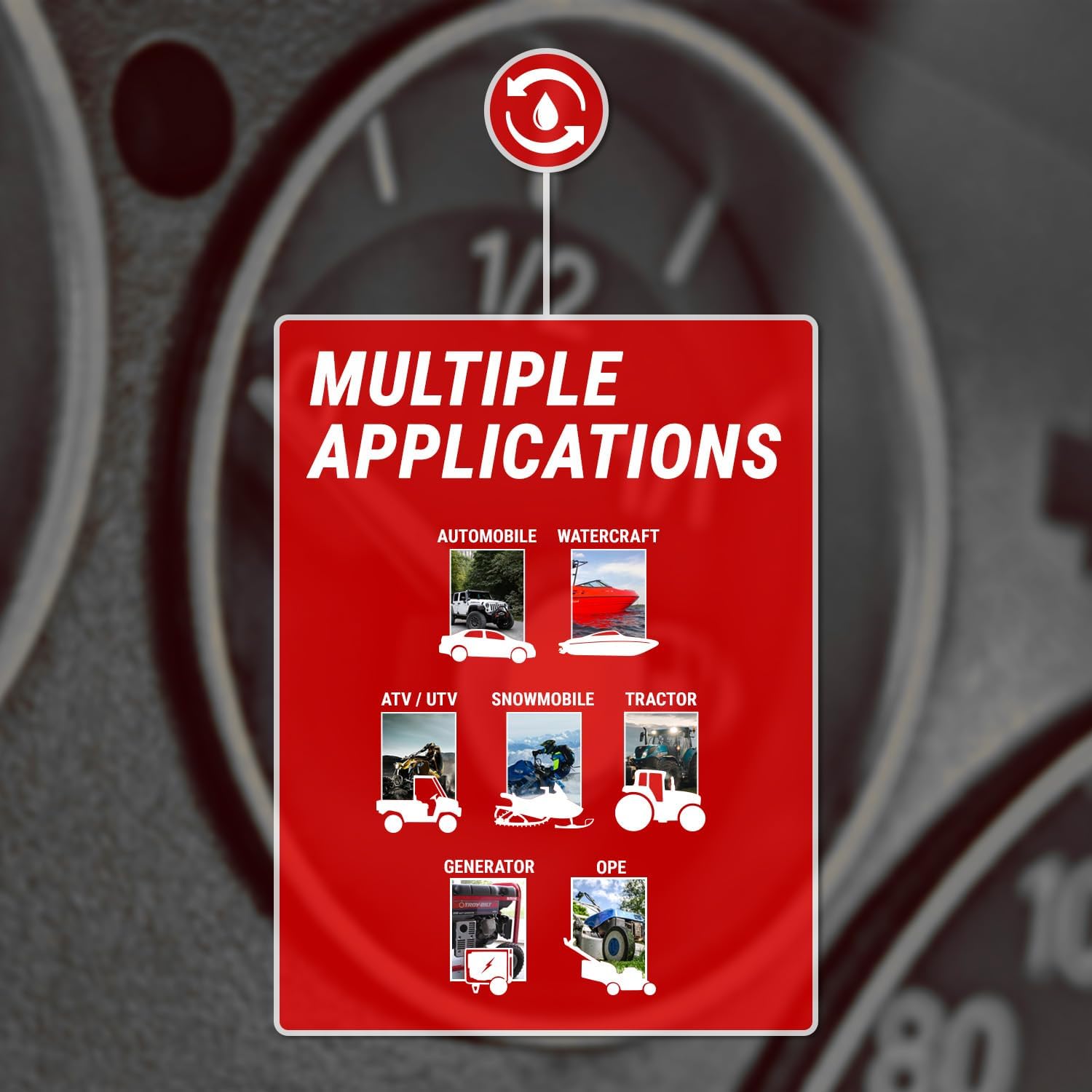 TERA PUMP Automatic Fuel Transfer Pump (1.8 Gal/Min, 2PK) Ready Pump Nozzle, 26 inch Outtake Hose, Compatible with E15 - E85, 2x D-Cell Power