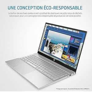 HP Pavilion 15-eg2000sf Laptop 15.6" FHD (Intel Core i5-1235U, 16GB RAM, 512GB SSD, AZERTY, Windows 11 Family) Natural Silver